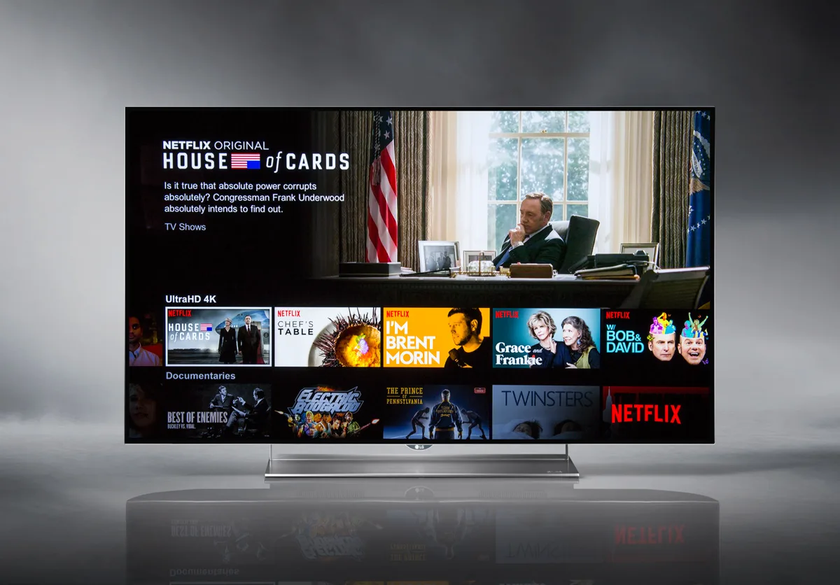 LG 55EF9500 OLED 4K Smart TV - Netflix Screen Capture