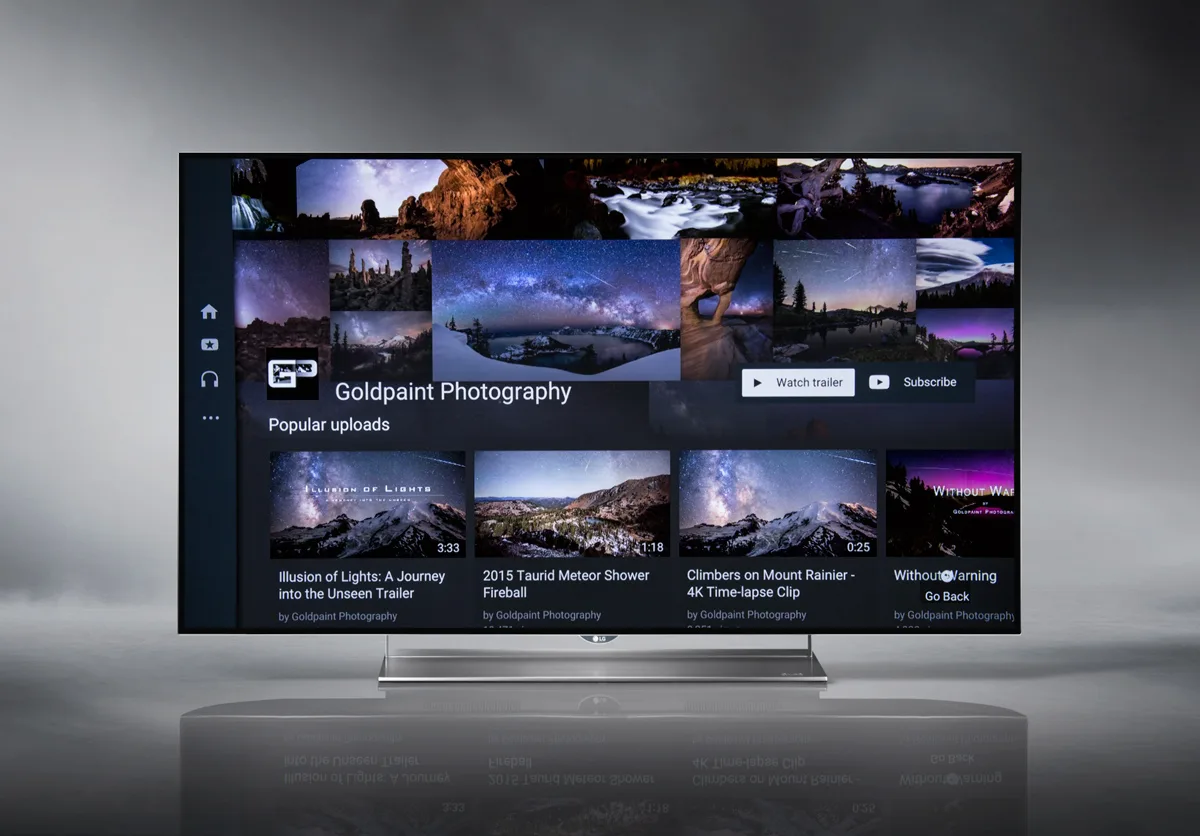 LG 55EF9500 OLED 4K Smart TV - YouTube Screen Capture