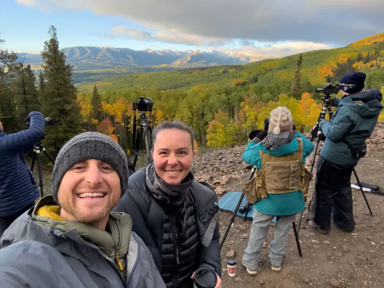Past Participants from our Night Photography Workshops during our Crested Butte Fall Colors workshop.